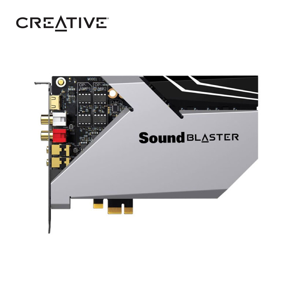 Creative Internal Soundcard Sound Blaster AE-9 การ์ดเสียง PCI-e 32 บิต / 384 kHz และ DAC พร้อม Xamp Discrete Headphone Bi-Amp และโมดูลควบคุมเสียง สินค้ารับประกัน 1 ปี By Mac Modern
