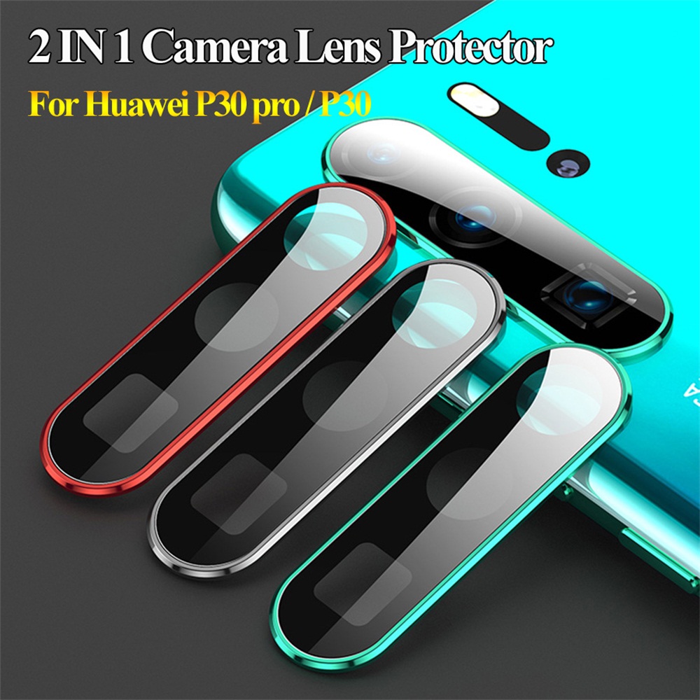 CAYCXT SHOP New Screen Guard HD Aluminum Alloy Cover Camera Lens Protector Metal Protective Ring Tempered Glass Film