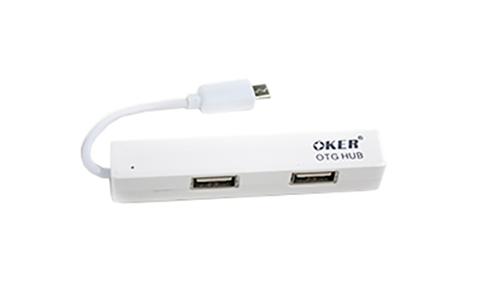 ?ส่งเร็ว? ร้านDMแท้ๆ OKER H-418 USB Android 2.0 HUB to HUB USB OTG Micro OTG HUB 4 Port #DM