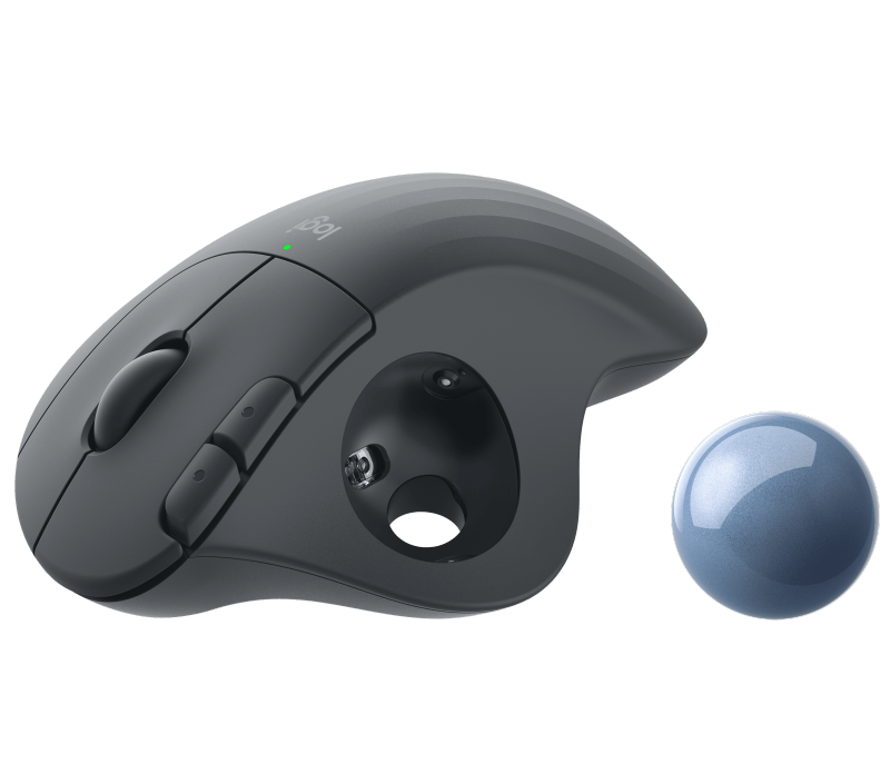 [in stock now] Logitech ERGO M575 Wireless Trackball Mouse, Easy thumb control, Precision and smooth tracking, Ergonomic comfort design