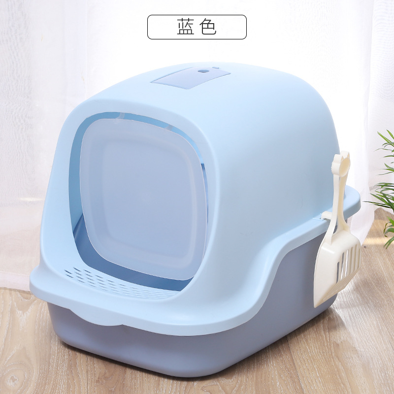 Beverlyn ห้องน้ำแมวทรงโดม ห้องน้ำแมว กระบะทรายแมว รุ่น ฝาเปิดเต็มใบ Pet Litter & Toilet / Cat Litter Boxes