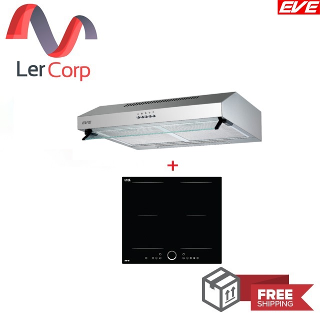 [0% 10 เดือน] เครื่องดูดควันแบบมาตรฐาน รุ่น HF-HSM102AT-60 + เตาแม่เหล็กไฟฟ้า รุ่น HB60-4INDFZ/TC ราคา 55,380 บาท*ส่งฟรี