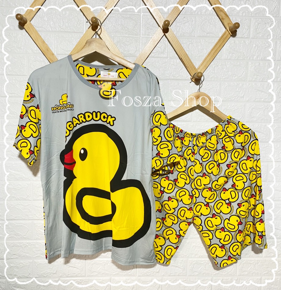 ชุดนอนสาวอวบ คนอ้วน ไซส์ใหญ่ ไซส์3xl ไซส์6xl สำหรับสาวเจ้าเนื้อ ลายเป็ด sugar duck  by Fosza Shop