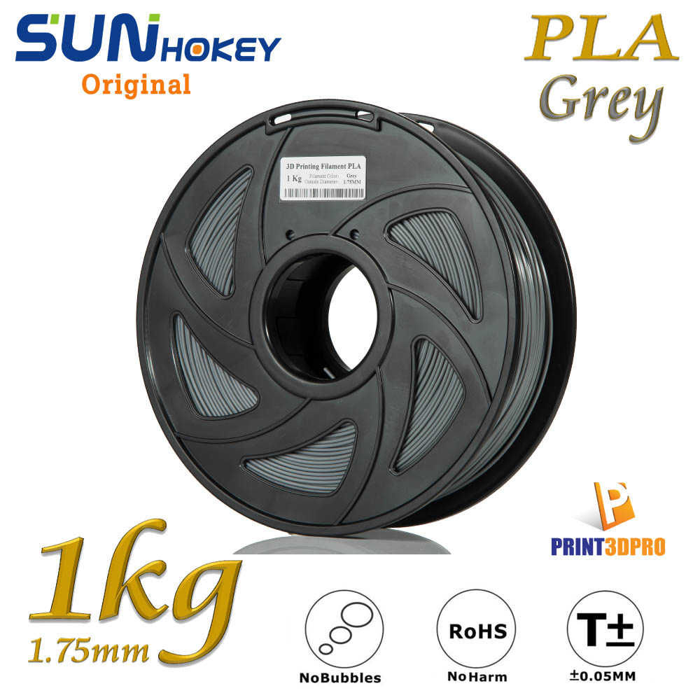 Sunhokey Filament PLA 1kg 1.75mm High Purity , High Precision , High Quality , High Toughness