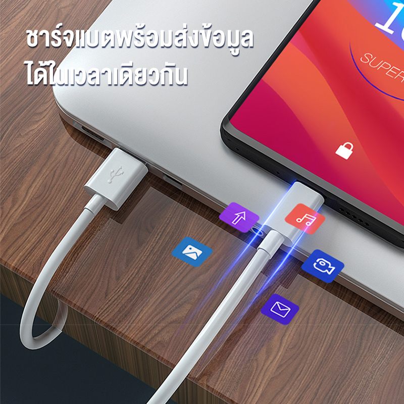 (CG ITman) Android Charging Cable สายชาร์จ ยาวหนึ่งเมตร สายชาร์จ