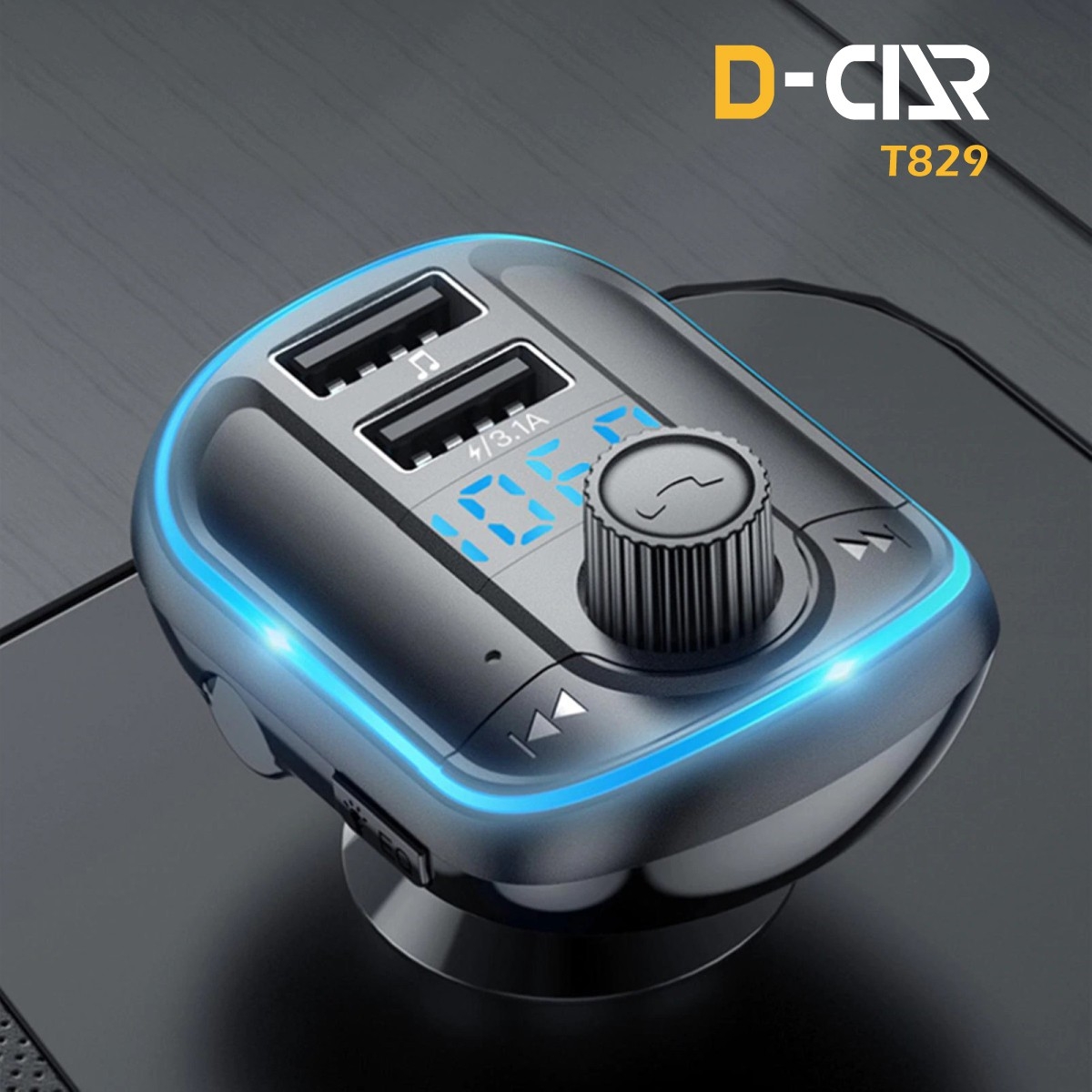 HYUNDAI บลูทูธรถยนต์  ตัวรับสัญญาณบลูทูธ ตัวเปิด FM บลูทูธรถยนต์ บลูทูธ รถยนต์ เครื่องเล่น MP3 ในรถยนต์ บลูทูธในรถ / D-PHONE