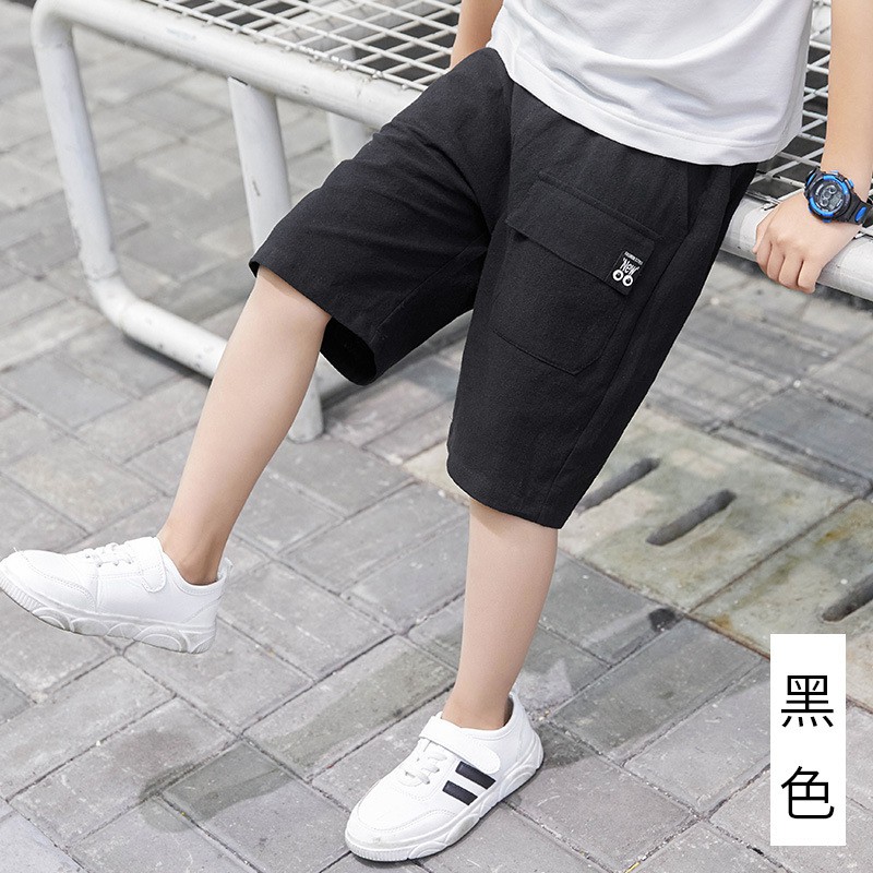 กางเกงขาสั้นเด็กผู้ชาย ใหม่สไตล์เกาหลีฤดูร้อน กางเกง 5 ส่วนเด็กผู้ชายกางเกงขาสั้น