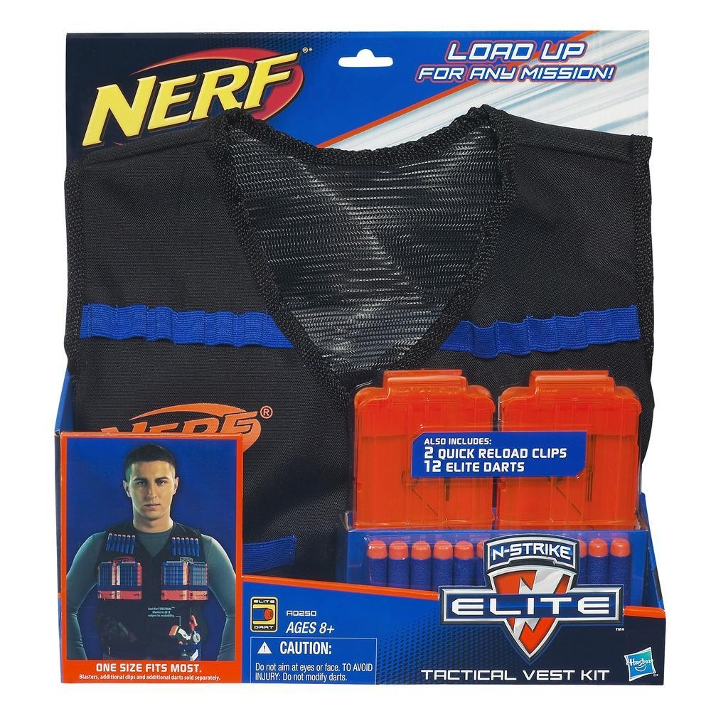 NERF N-STRIKE ELITE Tactical Vest Kit Nach 30ex ชุดเกราะ แมกกาซีน และกระสุน ปืนเนิร์ฟ เนิร์ฟ เนิฟ ปืนของเล่น ของแท้ ราคา 1,705 บาท*ส่งฟรี