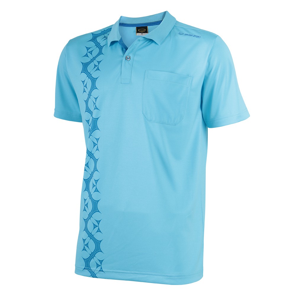 GRAND SPORT Grand Sport เสื้อโปโลชายแกรนด์สปอร์ต (สีฟ้า)รหัสสินค้า : 012566
