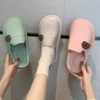 Voguebible รองเท้าแตะหญิง รองเท้าเเตะรองเท้าแตะผู้หญิง 2021 รองเท้าแตะเป่าโถวกันลื่นสไตล์เกาหลีแบบใหม่