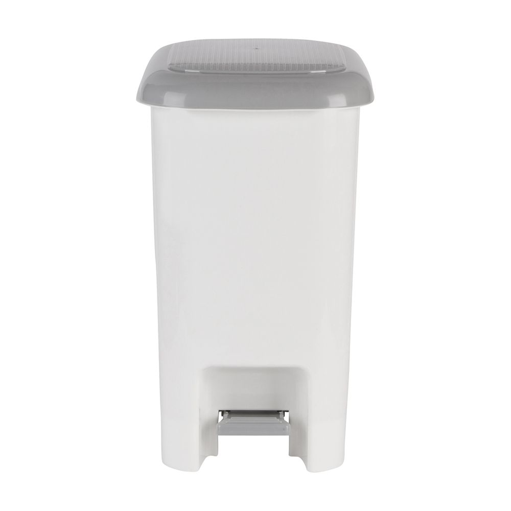 INDEX LIVING MALL ถังขยะขาเหยียบ รุ่นคลีเอโน่ ขนาด 15 ลิตร - สีขาว/เทา ราคา 199 บาท*ส่งฟรี