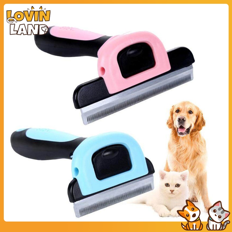 Lovinland chó mèo bàn chải lông thú cưng tông đơ loại bỏ lông dụng cụ cắt lông cho thú cưng chải chuốt dụng cụ chải lông bàn chải tóc tự làm sạch slicker cho chó mèo s m l