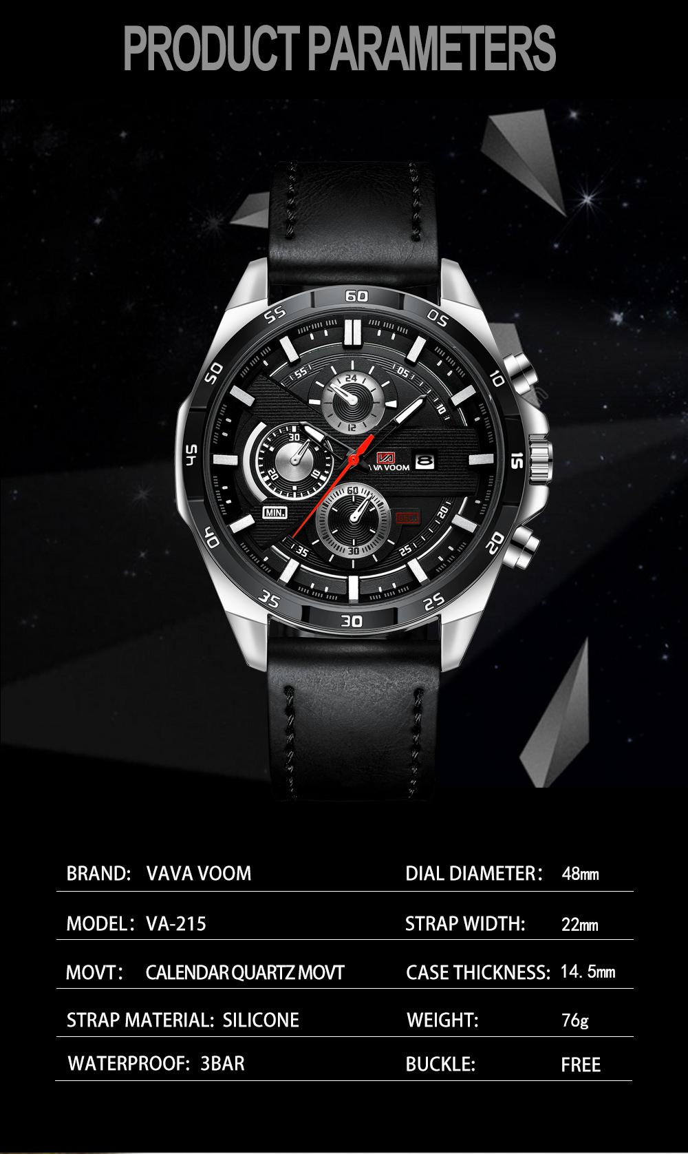 ข้อมูลประกอบของ Riches Mall RW198 นาฬิกาผู้ชาย นาฬิกา วินเทจ ผู้ชาย นาฬิกาข้อมือผู้หญิง นาฬิกาข้อมือ นาฬิกาควอตซ์ Watch นาฬิกาสายหนัง