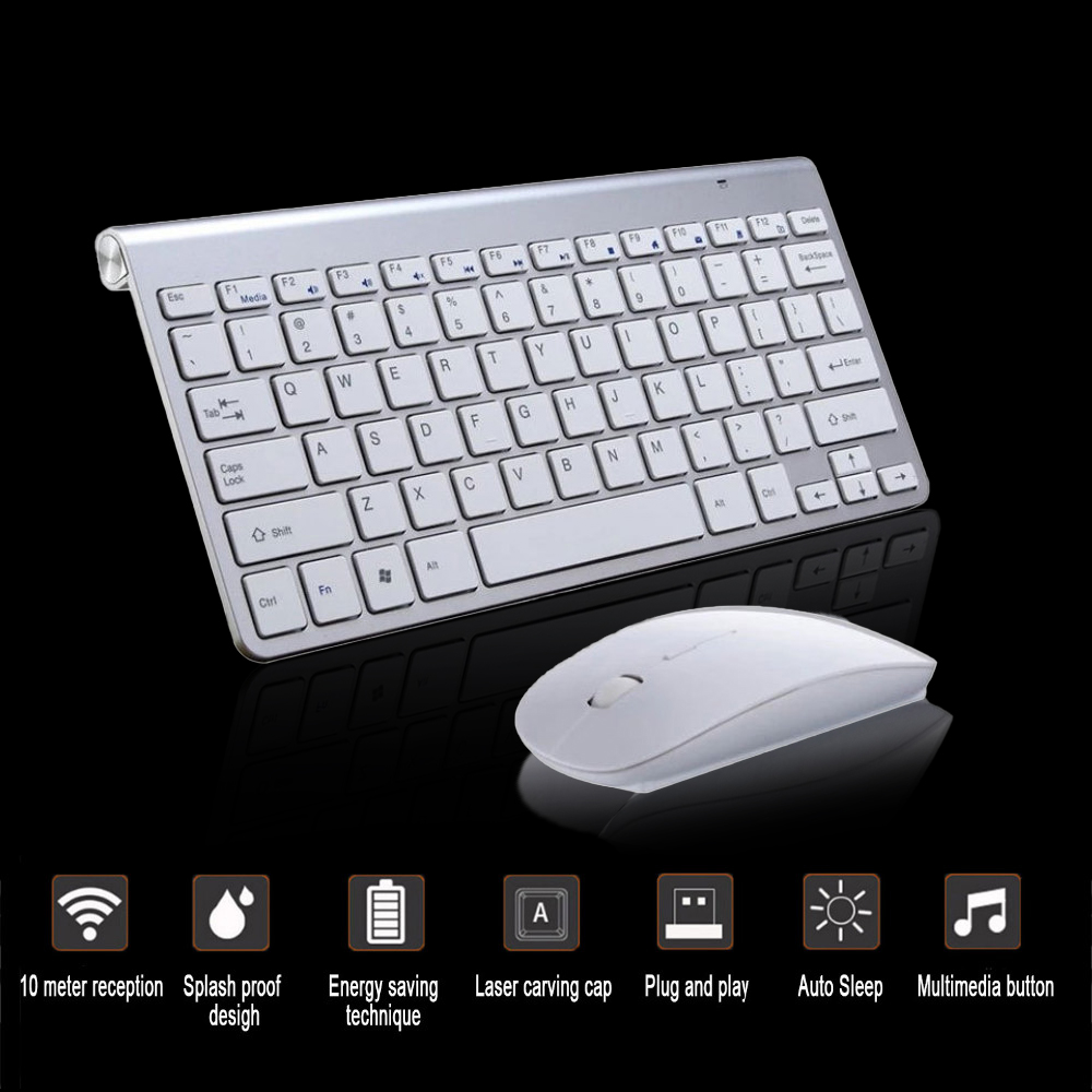 Chigoo ไร้สาย ชุดคีย์บอร์ดเมาส์ Bluetooth 2.4G คีย์บอร์ดไร้สายบลูทูธ 1200dpi USB แป้นพิมพ์ภาษาอังฤกษ ใช้สำหรับคอมพิวเตอร์ สำหรับiPad แท็บเล็ต โทรศัพท์มือถือ Keyboard RGB มี Touchpad