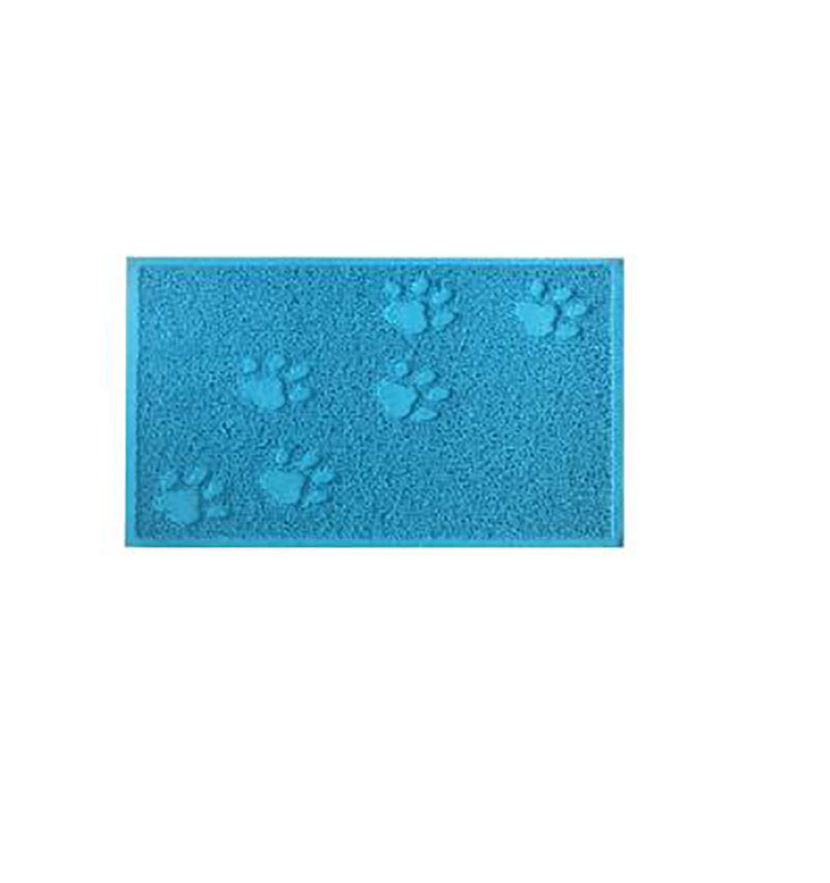 แผ่นดักทรายแมว สี่เหลี่ยม แผ่นรองกรงเล็บสัตว์เลี้ยงรั่วซึมได้ พรมรองทรายแมว Cat litter mat