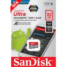 ภาพขนาดย่อของภาพหน้าปกสินค้าSandisk Ultra microSDHC Class10 A1 32GB อ่าน 120MB/s (SDSQUA4-032G-GN6MN) Memory เมมโมรี่การ์ด การ์ด แท็บเล็ต โทรศัพท์ สมาร์ทโฟน จากร้าน MemoryBiz_OfficialStore บน Lazada