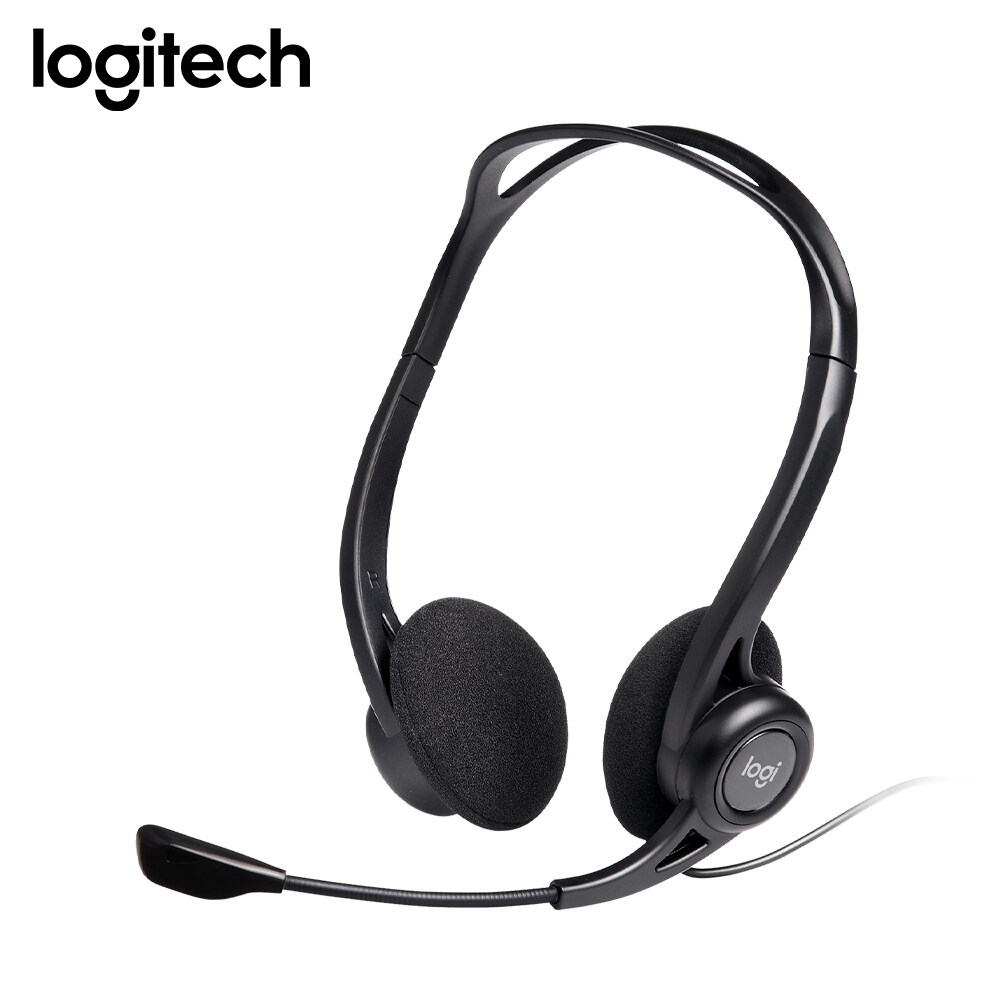 Logitech H370 USB COMPUTER HEADSET เสียงคุณภาพดิจิตอล ไมโครโฟนตัดเสียงรบกวน