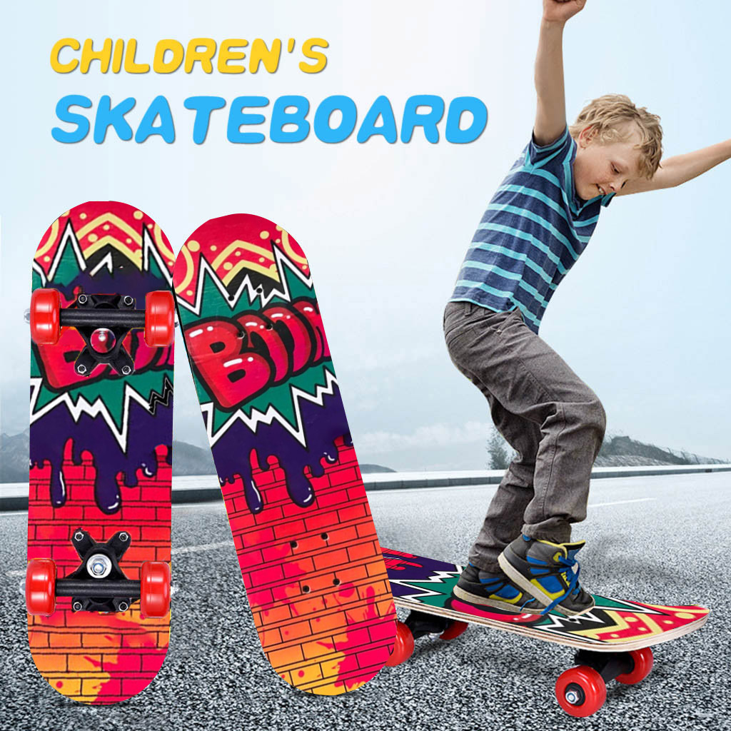 Skateboard สเก็ตบอร์ดเด็ก สเกตบอร์ดเด็ก สเก็ตบอร์ดสำหรับเด็กและผู้ใหญ่ รุ่น 60cm / 80cm สเก็ตบอร์ด 4ล้อ สเก็ตบอร์ดแฟชั่น Surf Skate เซิร์ฟสเก็ต CX4 เซิร์ฟบอร์ด Surf Board เซิร์ฟสเก็ตผู้ใหญ่ SP56