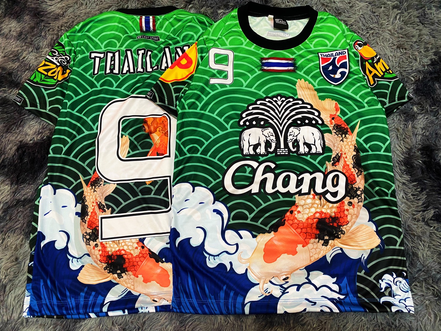 เสื้อกีฬา เสื้อช้าง บอลไทย ช้างศึก เสื้อฟุตบอล ธงชาติไทย โลโก้ช้าง เนื้อผ้าดี ใส่สบาย มีไซส์