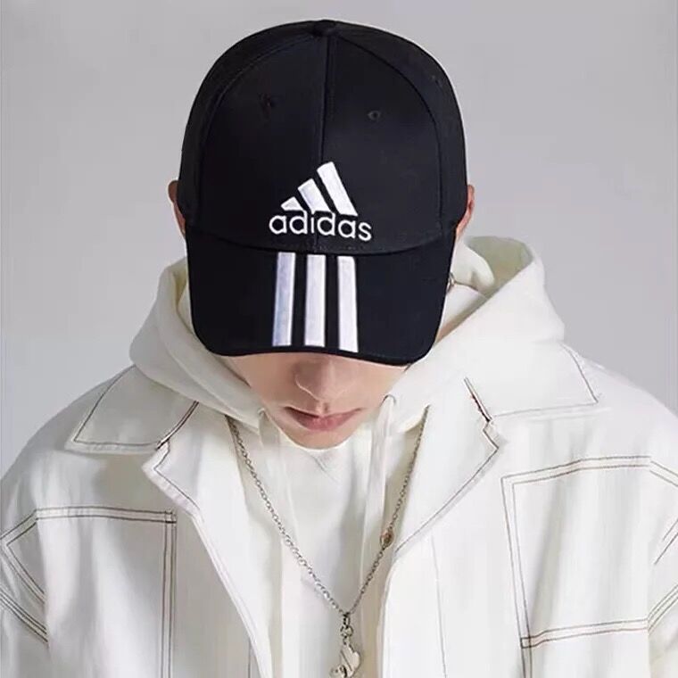 New หมวกกันแดด หมวกคู่รัก  Adidasfashion หมวกแฟชั่น มาใหม่ ใส่สบายงานปักอย่างดี