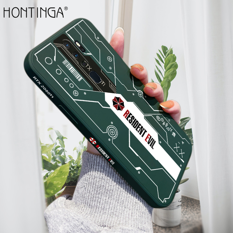 Hontinga Ốp Lưng Cho OPPO A5 2020 A9 2020 Ốp Lưng Điện Thoại Công Nghệ Tương Lai Ốp Lưng Cao Su Sili