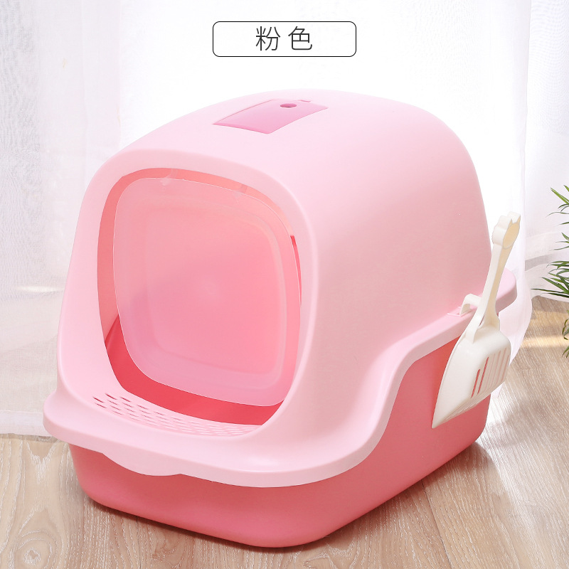 Beverlyn ห้องน้ำแมวทรงโดม ห้องน้ำแมว กระบะทรายแมว รุ่น ฝาเปิดเต็มใบ Pet Litter & Toilet / Cat Litter Boxes