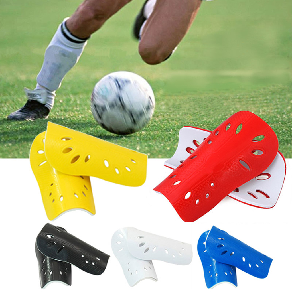 FHXDFH น้ำหนักเบาเป็นพิเศษ1คู่ฟุตบอลซอฟท์ฟุตบอลเด็กปลอกปกป้องขา Cuish แผ่น Shin Pads สนับแข้งแผ่น