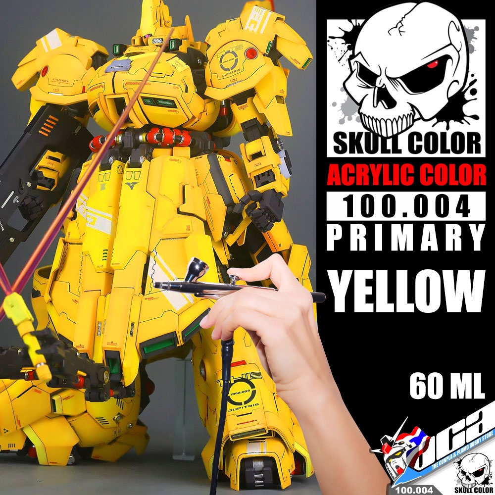Skull Color™ Modelling Paint Professional PRIMARY ACRYLIC COLOR 100.00YELLOW 60ML