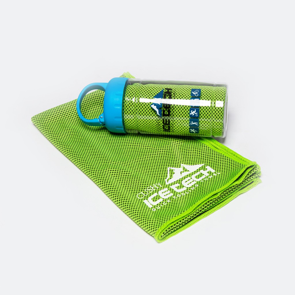 CUSHY ผ้าเย็นนวัตกรรมอเนกประสงค์ Cooling Towel [Ich Tech] ผ้าเช็ดตัว ผ้าพันคอ โพกศรีษะ เหมาะทั้งกิจกรรมในร่มและกลางแจ้ง