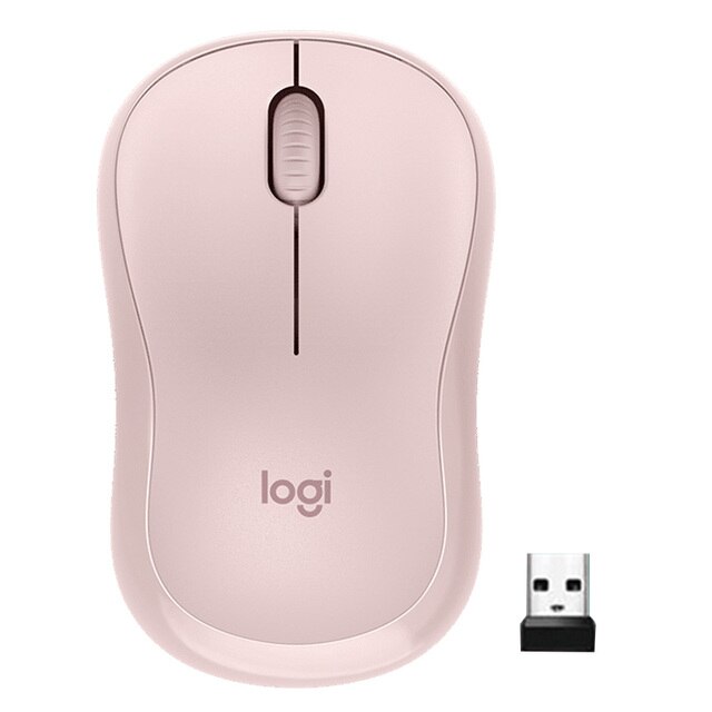 ZZOOI Logitech M221 2.4G USB Silent Mouse 1000dpi 3 Buttons Optical Wireless Gaming Mice for Computer Laptop PC Business Office