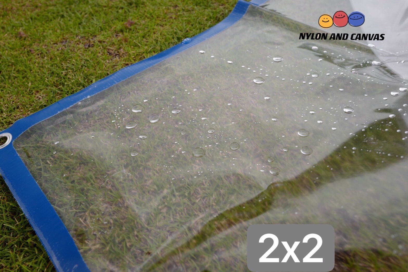 พลาสติกใส ผ้าใบใส ผ้ายางใส Clear plastic sheet PVC ใส เกรดAAA คุณภาพดี ขนาด 2x2 2x3 2x4 ทนแดด/ทนฝน ไม่รั่วน้ำ น้ำหนักเบา มีรูร้อยเชือกรอบผืนพร้อมใช้งาน