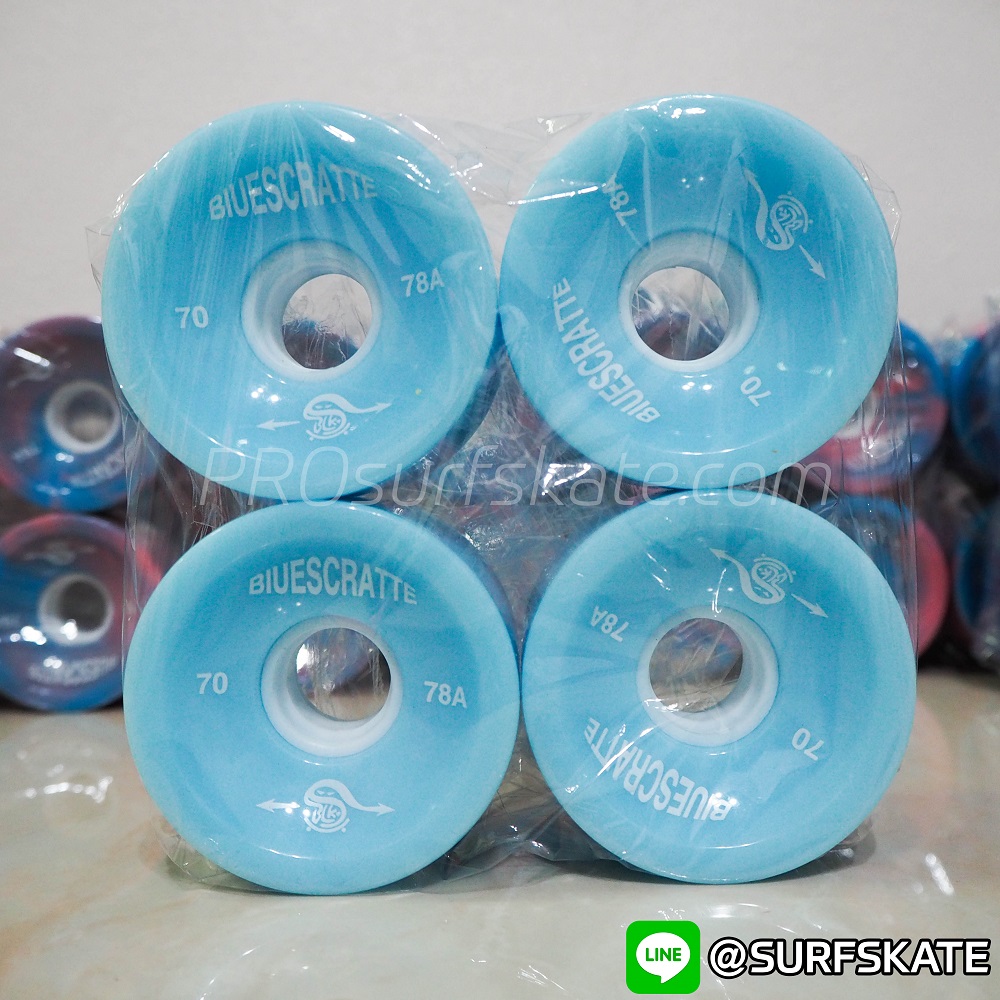 ล้อเซิร์ฟสเก็ต ล้อ Surfskate BLUESCRATTE WHEEL ขนาด 70x51mm 78A