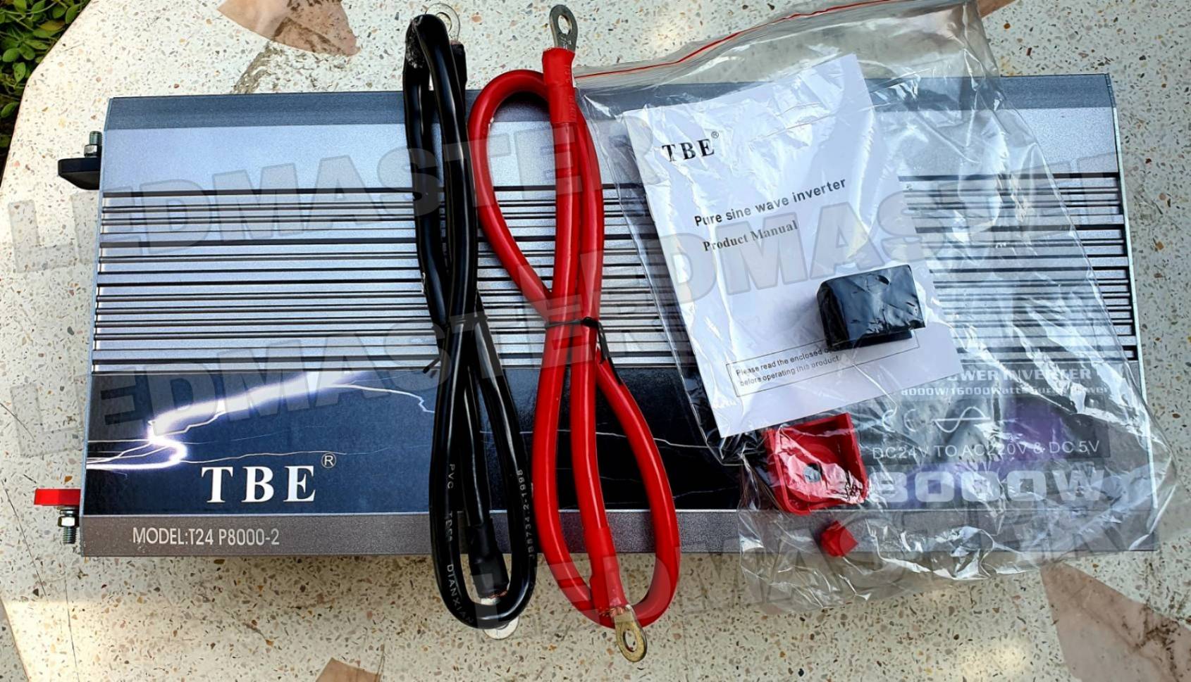 อินเวอร์เตอร์ ยี่ห้อ TBE 8000W 24V Inverter Pure Sine Wave คลื่นเพียวซายน์เวฟ กระเเสไฟบริสุทธิ์ (กระเเสไฟนิ่ง) เครื่องแปลงไฟรถเป็นไฟบ้าน