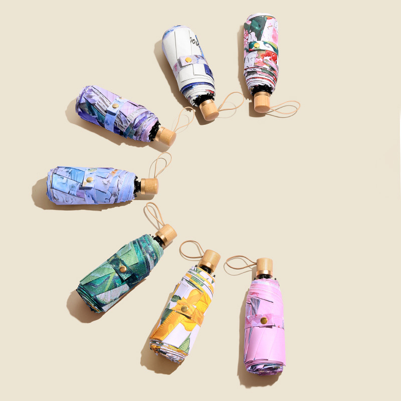 HANGDIAN Bền chắc và bền bỉ Chặn 99% tia UV Chống gió và ô che mưa Thuận tiện mang theo ô dù che mưa ô gấp gọn cỡ lớn dù che mưa loại to ô che nắng dù che mưa dễ thương dù che mưa cao cấp dù đi mưa gấp gọn cao cấp umbrella ô tự động ô đi mưa gấp gọn