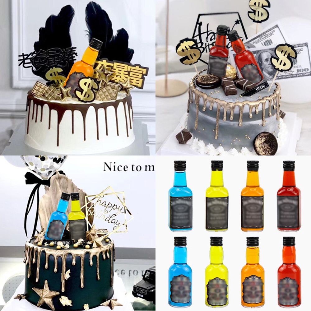 Source Cake Decoration Items Mini Wine Bottle Simulation Drinks Model Toys  For Doll House Decoration on m.alibaba.com