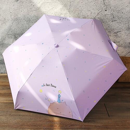 ร่มลายการ์ตูนฝนร่มพับได้สำหรับผู้หญิงร่มกันแดดกันแดดสตรีร่มพกพาขนาดเล็กปารากวัยน่ารัก