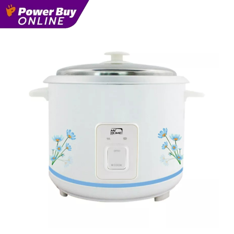 MY HOME My Home หม้อหุงข้าว (600 วัตต์, 1.8 ลิตร) รุ่น A706T ราคาถูก | Powerbuy ราคา 429 บาท*ส่งฟรี