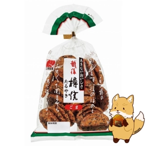 ภาพหน้าปกสินค้า越後樽焼　ごま Echigo tar เซมเบ้ รสงาดำ (96g) ที่เกี่ยวข้อง