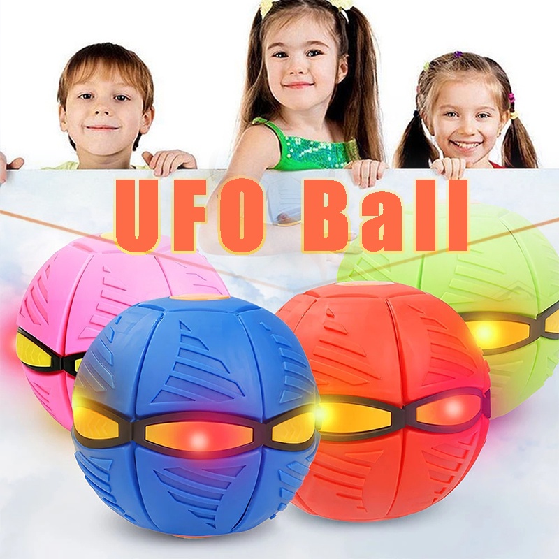 Option World Flying Ball ของเล่นเด็ก ลูกบอลเด้งผิดรูป ของเล่นบีบอัด