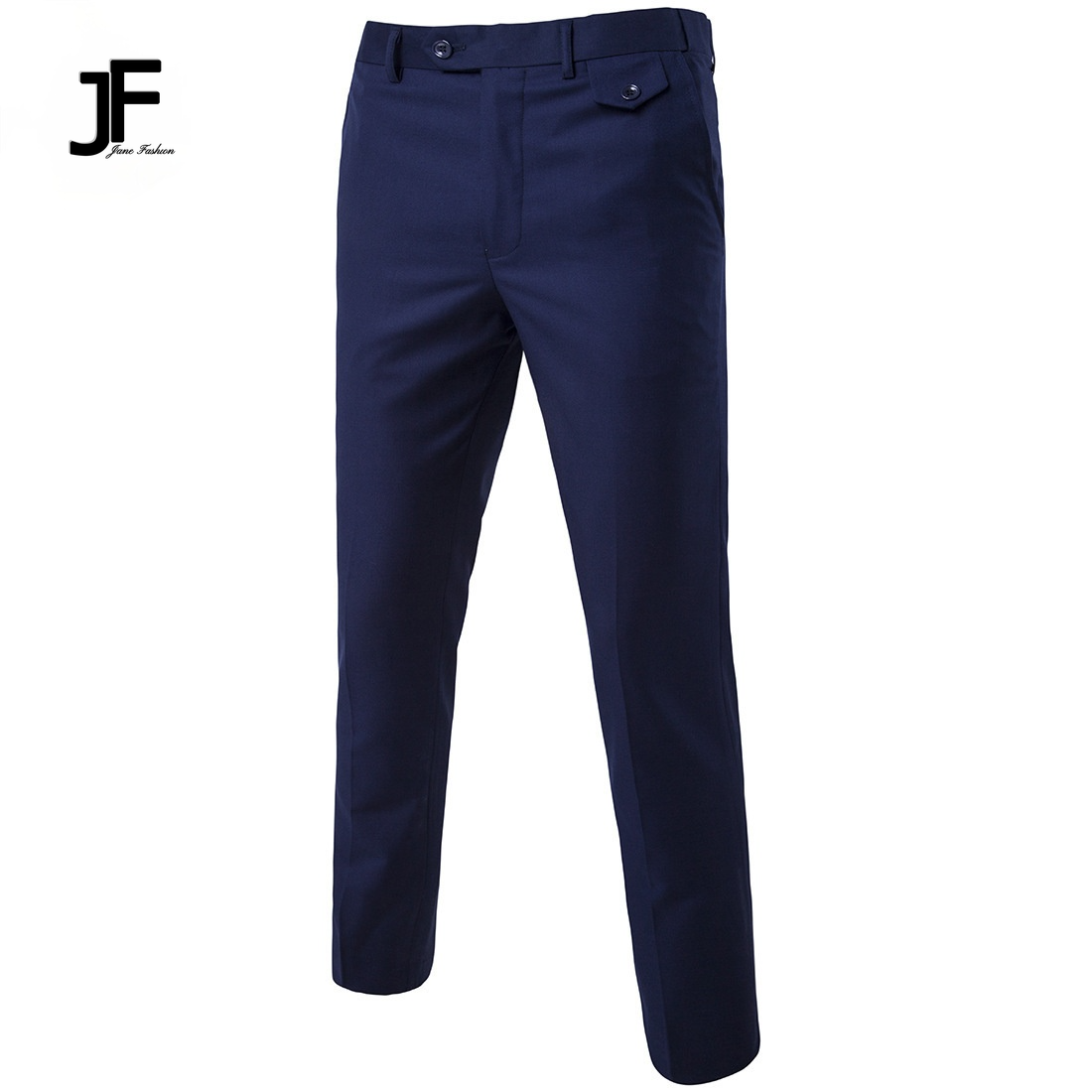 Jane S-6XL กางเกงสูทผู้ชายกางเกงธุรกิจกางเกงลำลองกางเกงขายาวผู้ชายสลิมตรง