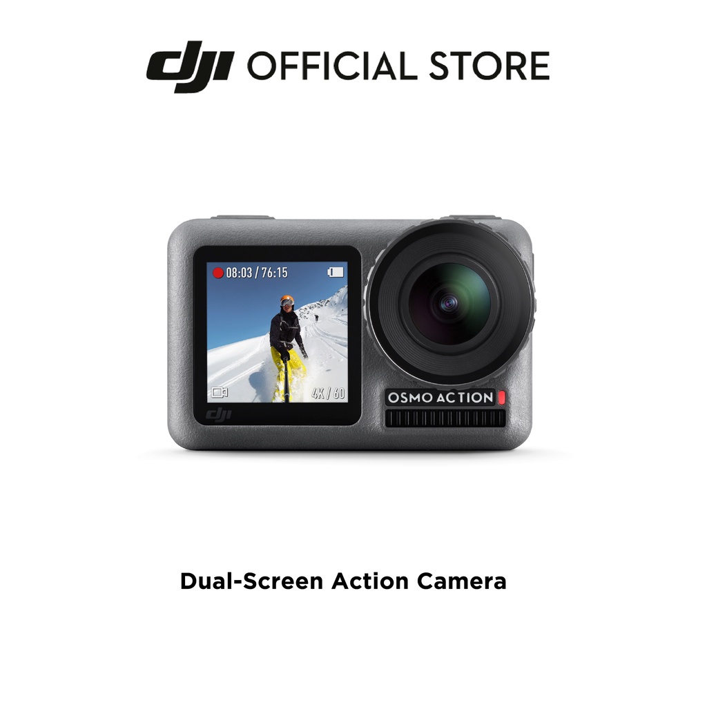 9.9 [ดีลสุดช็อก]DJI OSMO ACTION ออสโม เเอคชั่น เเคม2หน้าจอหน้าและหลัง เก็บทุกโมเมนต์ ดำน้ำได้ กล้องชัด4K บันทึกภาพไม่สั่นไหว ลด50% ห้ามพลาด อาทิตย์นี้เท่านั้น!!