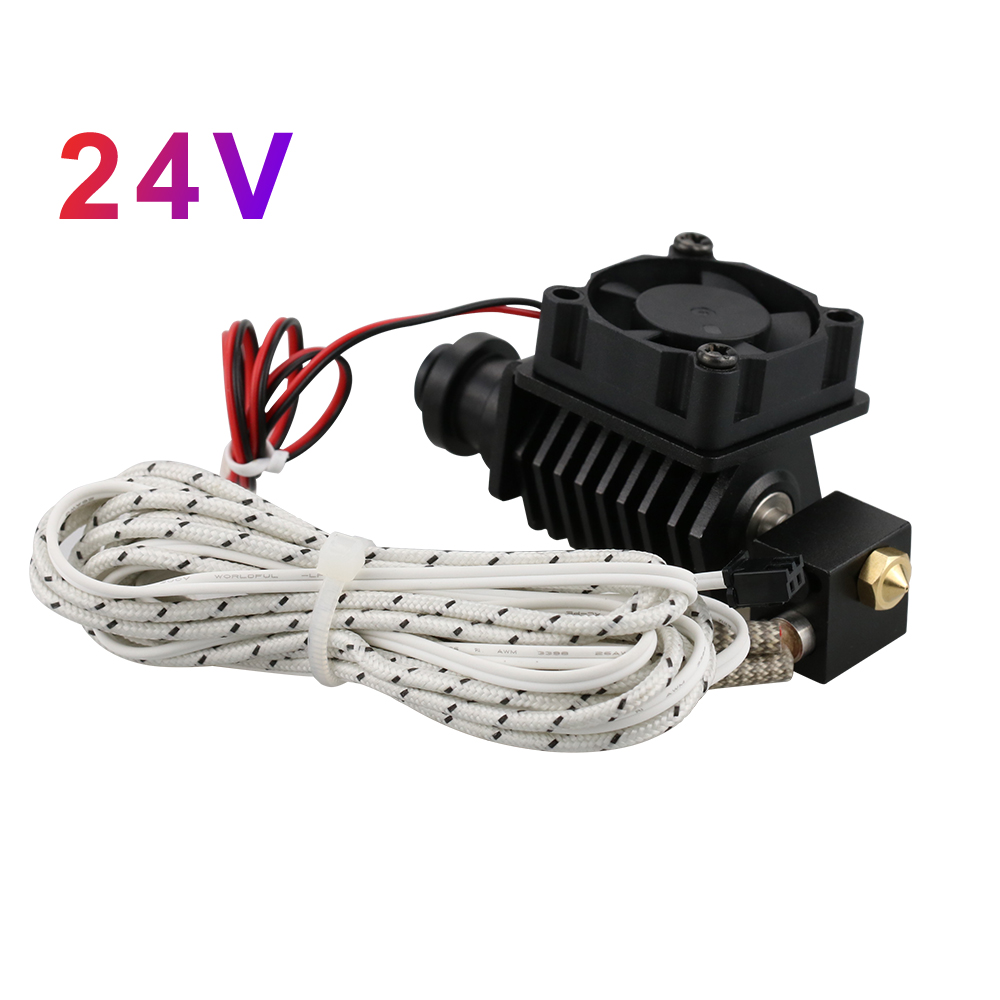 3D Printer BP6 Hotend Kit J-head Extruder Parts 0.4mm 1.75mm Nozzle High Temp and Low Temp Replace V6 Accessories