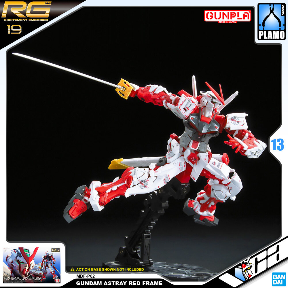 ⭐️ BANDAI GUNPLA REAL GRADE RG 1/144 GUNDAM ASTRAY RED FRAME ประกอบ หุ่นยนต์ โมเดล กันดั้ม กันพลา ของเล่น VCA GUNDAM