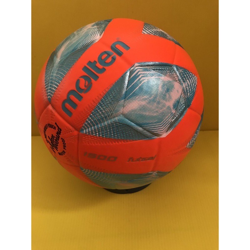 [] ลูกฟุตซอล ฟุตซอล futsal molten F9A1500 เบอร์ 3.5 มาตรฐาน ลูกฟุตซอลหนังอัด(pvc)  รุ่นใหม่ ทนปูน