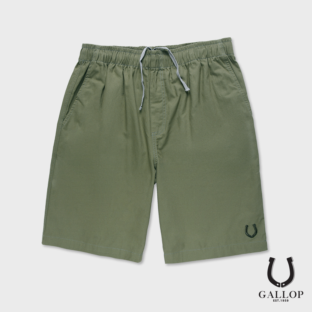 GALLOP : CASUAL SHORTS  กางเกงขาสั้นเอวยางยืด รุ่น GSP9002 / 3 สีคลาสสิก
