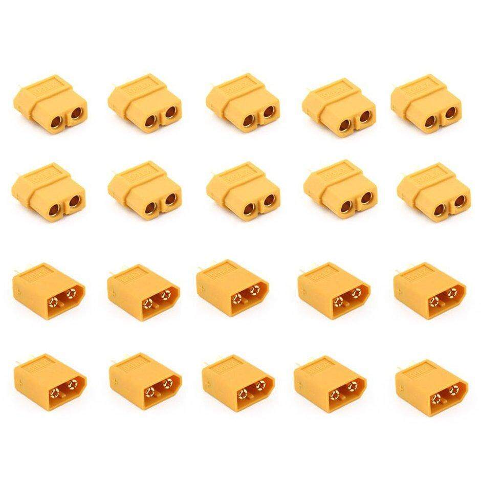ELEC 10 Pairs XT60 Male + Female Plugs Connectors For RC Lipo Batery