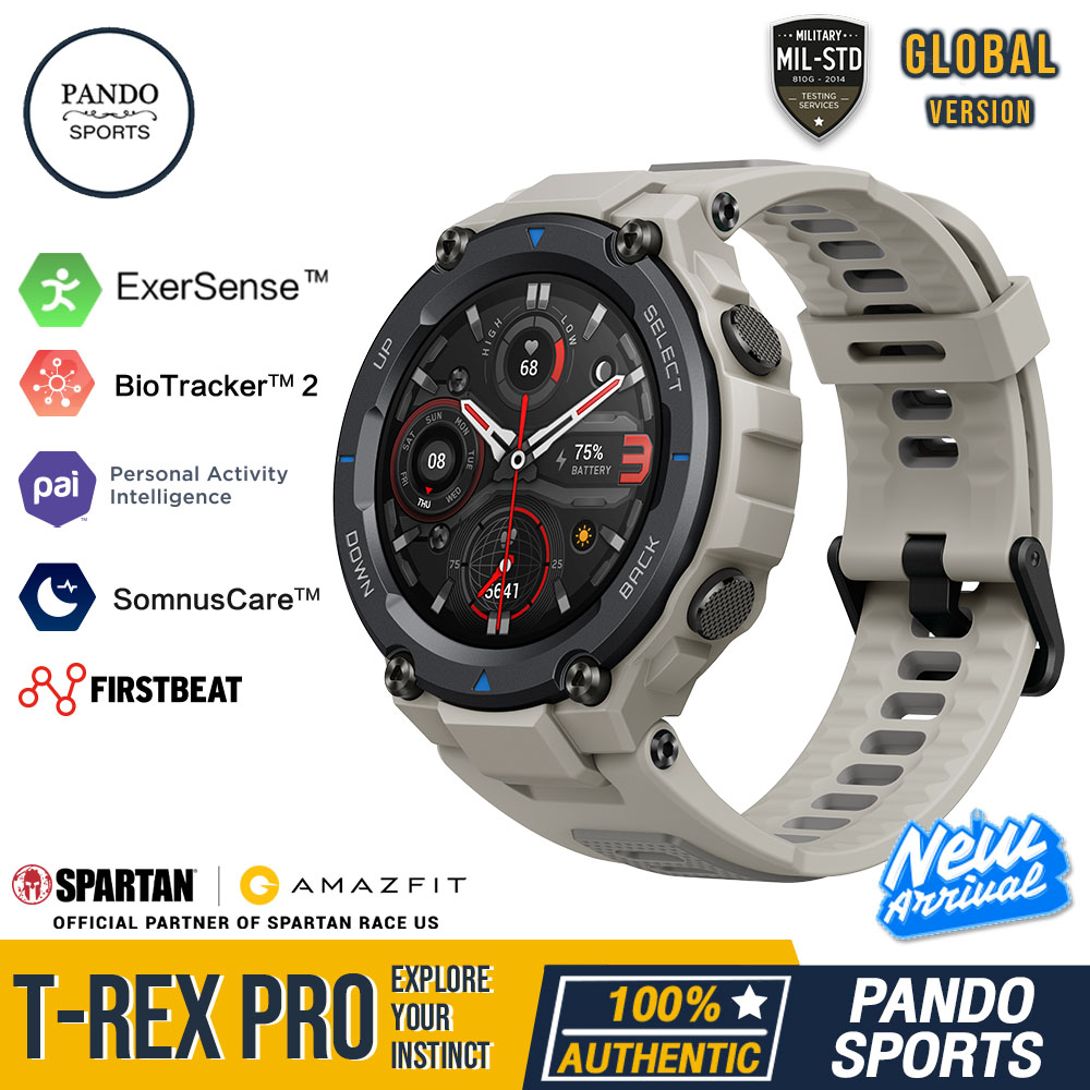 Amazfit T-Rex Pro Smartwatch ของเเท้รับประกันศูนย์ไทย by Pando Sports