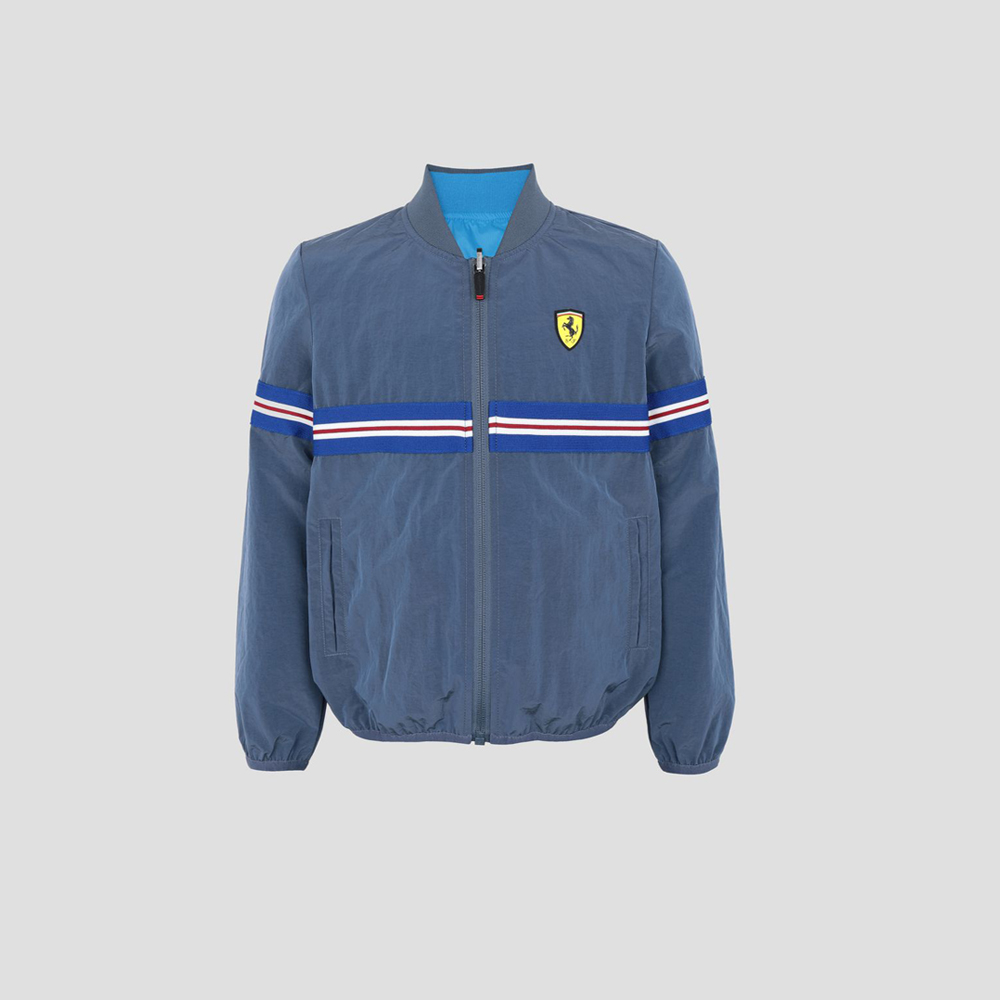 FERRARI เฟอร์รารี่ เสื้อแจ็คเก็ต รุ่น KID REVERSIBLE BOMBER LBLU ราคา 9,490 บาท*ส่งฟรี