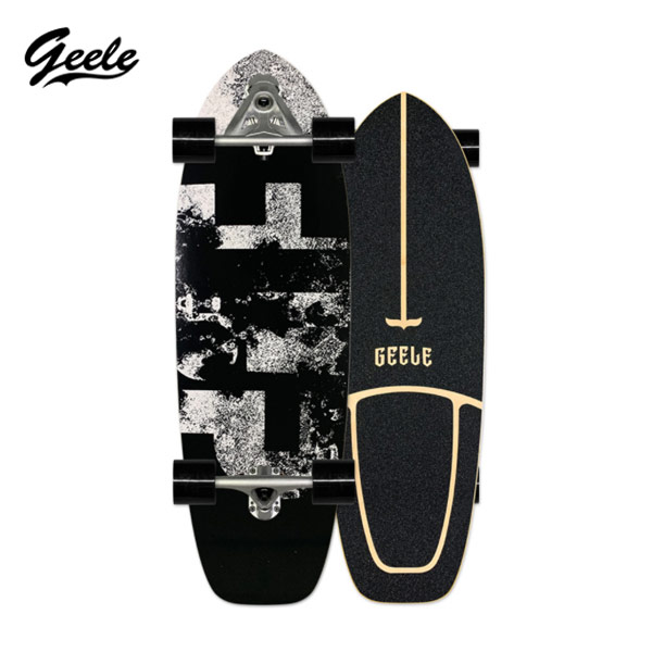 [พร้อมส่ง] Geele CX7 Surfskate - เซิร์ฟสเก็ตจีลี (CX7) แถมฟรีกระเป๋าเก็บบอร์ด (ลายชุด 2)