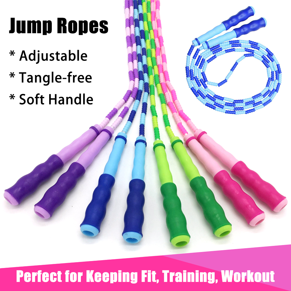 SEHLW953 2Pcs Adult Kids Weight Loss Indoor Sport Fitness Equipment Skipping Rope Jump Ropes Keeping Fit Workout